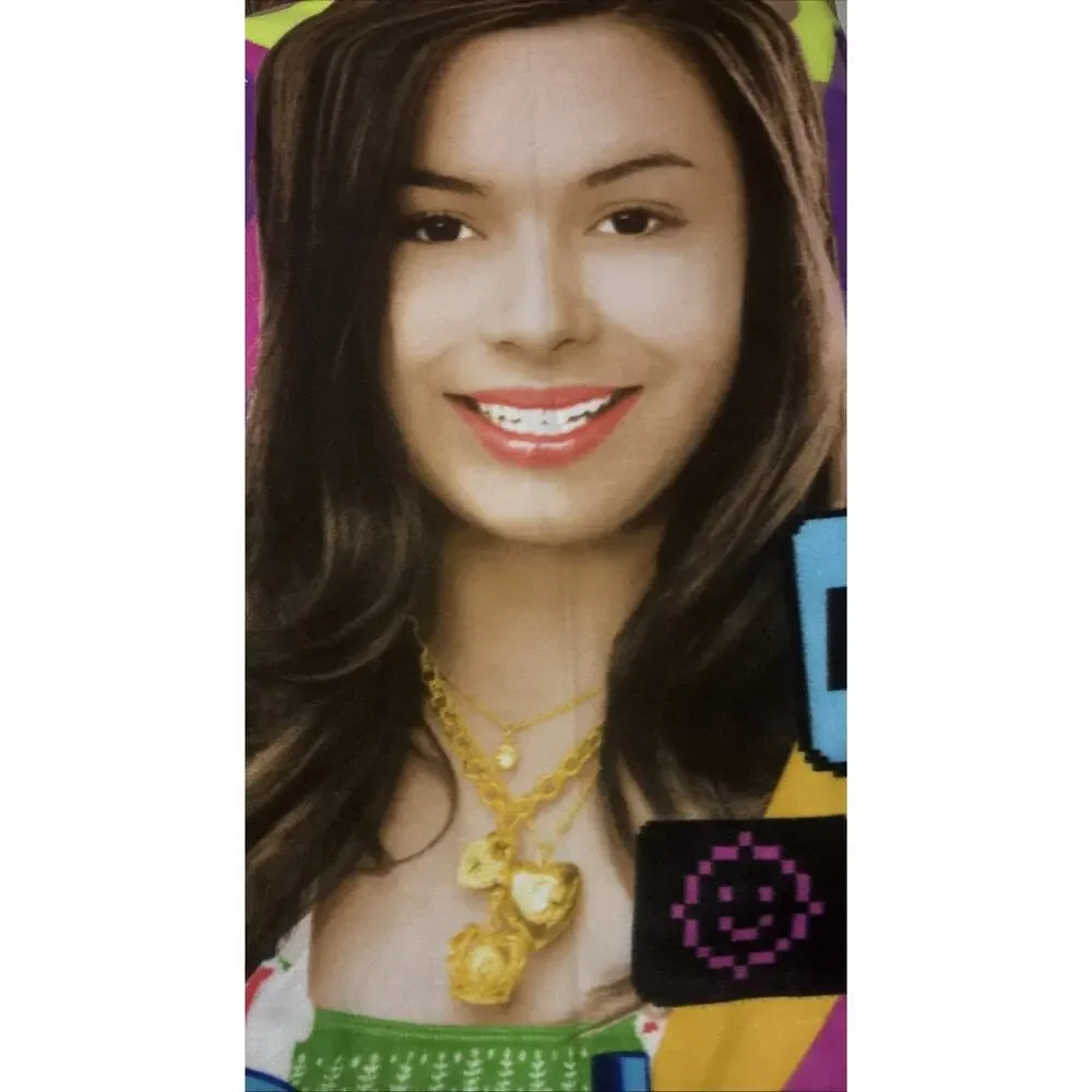 Y2K Vintage iCarly 58x50 Fleece Blanket 2009 Nickelodeon